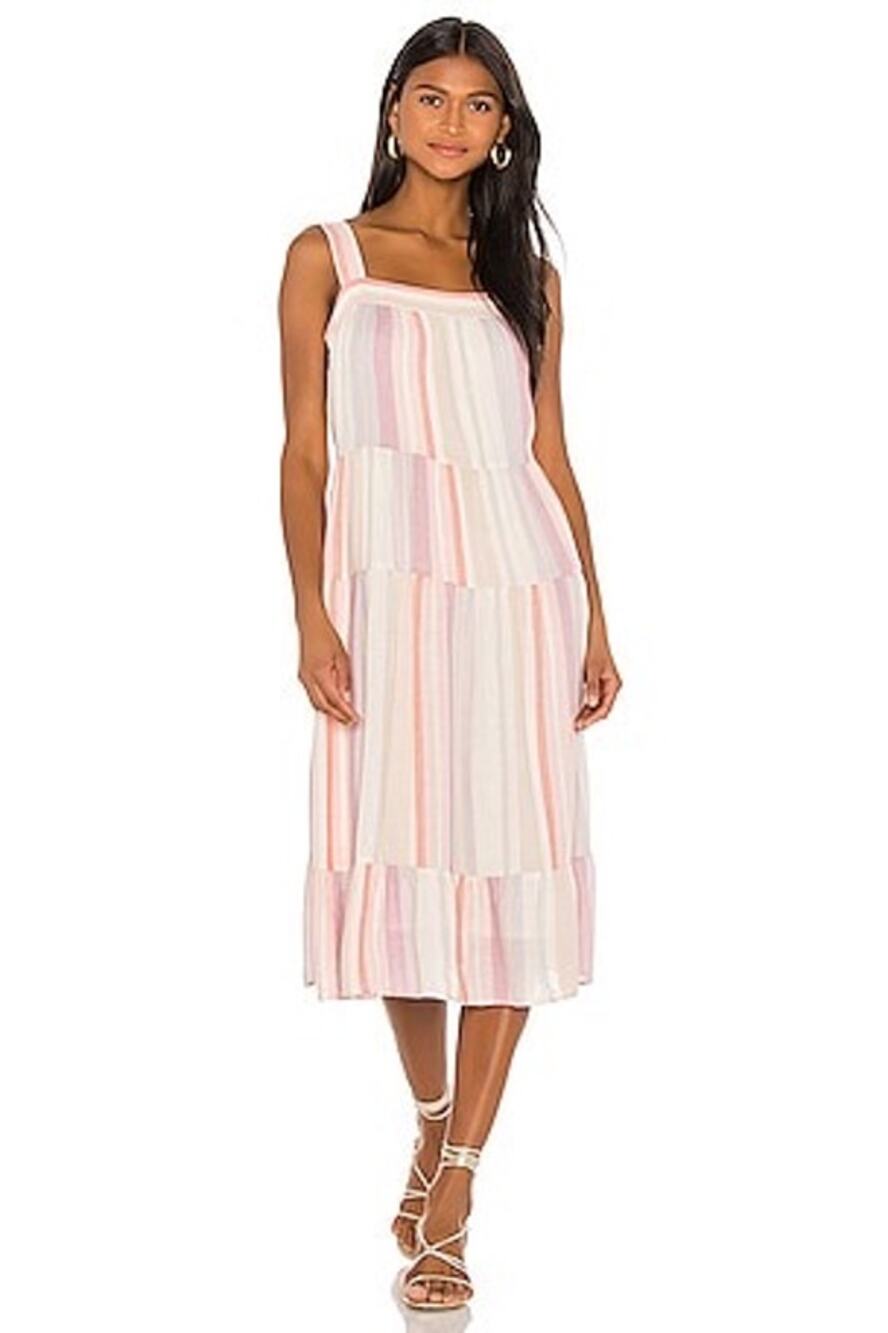 Amaya Mini Dress in Juliette Stripe